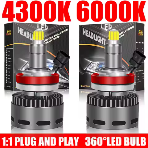 H7 LED 360 CSP For Projector Lens 4300K 6000K H11 H8 H9 HB3 9005 HB4 9006 9012 HIR2 D2S D4S D2R D4R 