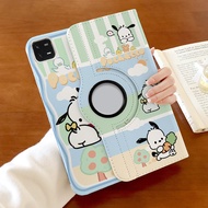 Organize Ipad Case 360 Degree Rotation Pochacco Gen11/10 Pro13 Air8 11 Cartoon Gen8