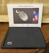 AWS無線充電滑鼠墊 wireless charging