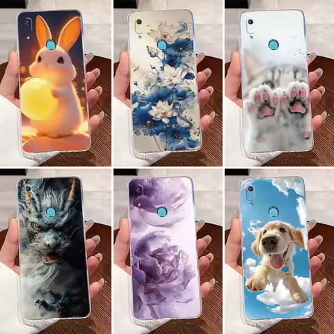 Casing For Huawei Y6S Y6 2019 Soft Cover Cute Cool TPU Clear Silicon Phone Case For Huawei Y6 Pro Y6