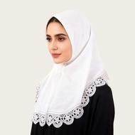 A131 Pearl Chiffon Stitching Hot Rhinestone Square Scarf Ethnic Style Head Scarf Head Scarf Gauze He