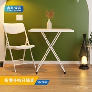 Desk Folding Dining Table Computer Folding Table Rental Room Small Square Square Household Table Fol
