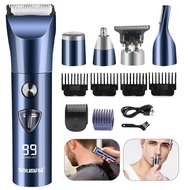 Professional Hair Clipper Trimmer Groin & Body Trimmer Men Replaceable Electric Shaver Multifunction
