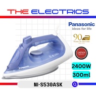 PANASONIC 2400W SETERIKA WAP BERKUASA S-SERIES | STEAM IRON NI-S530ASK / NI-S530