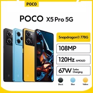 Xiaomi Poco X5 Pro 5G [6GB+128GB - 8GB+256GB] Extended RAM - Snapdragon 778G - 108MP Triple Camera - NFC - 6.67" AMOLED - Garansi Resmi Xiaomi 15 Bulan