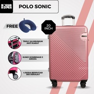 SUNIMPERIOR 20 inch suitcase cabin sizePOLO -cabin-fiber-polo-travel 20 inch-luggage bag-travel bag-