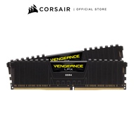 CORSAIR RAM VENGEANCE® LPX 8GB (2 x 4GB) DDR4 DRAM 2400MHz C16 Memory Kit - Black