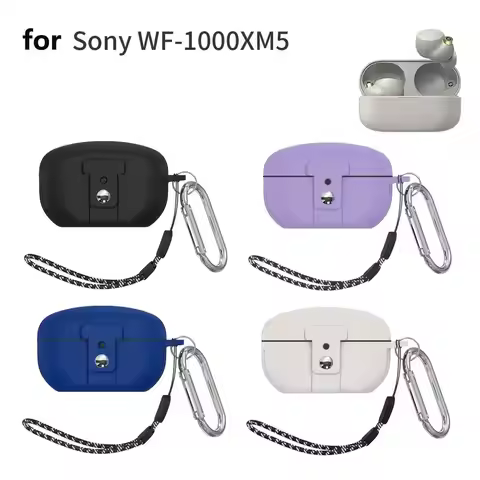 Protective Case for SONY WF-1000XM5 Earbuds Cover Waterproof Sweatproof Non-slip Headset Accessories