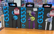 HEADSET (IN-EAR) Logitech G333 Gaming Earphone HEADSET (IN-EAR) LOGITECH G333 GAMING พร้อมอะแดปเตอร์