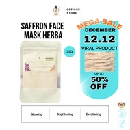 [HQ] K&K THERAPEUTIC KERALA BRIGHTENING HERBAL POWDER MANDIAN HERBA SAFFRON & ROSE 100% ORGANIC