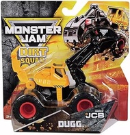 Monster Jam Dirt Squad Dugg Excavator Truck, 1:64 Scale Die-Cast Vehicle, Official Spin Master Monst