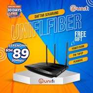 UNIFI Home Fiber 【30Mbps】30Mpbs Unlimited Data - Free modem & Router (1 Bulan FREE)