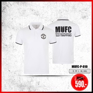 เสื้อโปโล แมนยู Man U ( ชาย ) รุ่น MUFC 010 ดำ เทา แดง ขาว