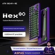 ข้อต่อแม่เหล็ก ATK Hex80 QK แป้นพิมพ์แนวแกนเล่นเกมและอีสปอร์ตคีย์บอร์ดแบบกลไกคอมพิวเตอร์เดสก์ท็อป