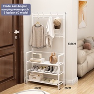 LG Rak Gantungan Baju Hanger Tas Stand Hanger Rak Sepatu Penyimpanan Tempat Topi Rak Pakaian Serbagu
