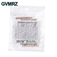 Tantalum capacitor DIP SMD kit 0.1UF 1uf 2.2UF 4.7UF 10UF 22UF 33UF 47UF 100UF 220uF 330UF