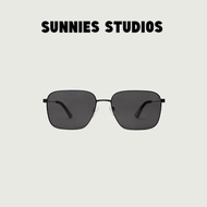 SUNNIES STUDIOS - Ford Charcoal Midnight Square Sunglasses - 60346P-1-1