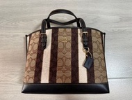 Coach Mollie Tote 25 in Signature Jacquard With Stripes 25