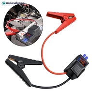 NANASALONNN Car Jump Starter 650A 12V With EC5 Plug Connector Emergency Clip Intelligent Clamp Boost