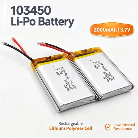 103450 Li-Polymer Batteries 2000mAh Lithium Polymer Rechargeable battery 3.7V For power bank electro