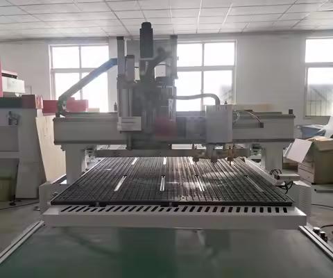 3D Atc Nesting Solution Cnc Router 1325 2030 Wood Cutting Automatic Loading And Unloading System Mac