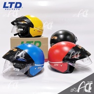 LTD EX2 XL Helmet Half Cruiser Original Half Helmet EX-2 XL Motorcycle Helmet Size Besar Kepala Besar Saiz 62cm