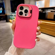 เคส ตั้งได้ แบบใหม่ พร้อมส่ง สีพาสเทล ผิวด้าน สำหรับ Realme C61 C63 C65 C53 C51 Note50 Note60 Note60