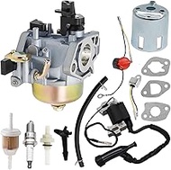 Carburetor Carb Kits 16100-ZH9-W21, Carb Kits Replacement for Honda GX240 8HP GX270 9HP Engine WT30X