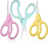 Left-Handed Kids Scissors Lefty Stainless Steel Scissors 5.9 Inch Left Handed Pointed Scissors Soft 