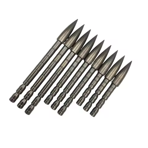 12PCS 4.2 mm Arrow Head DIY 80 100 120 Grain Bullet Point Tip For ID 4.2 mm Arrow Shaft Arrow Head A