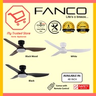 LOW CEILING FAN Fanco Hugger DC Ceiling Fan 48inch INSTALLATION AVAILABLE
