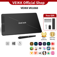 VEIKK VK1060 10x6 inch Graphic Tablet Digital Drawing Pad Digital Art Pen Tablet with 8192 Levels Pr