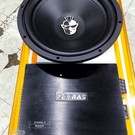 subwoofer mohawk 12 inch double coil + power petras 4 chanel BY LM 