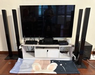 Sony Bravia KDL-55HX920 55吋平面電視 連sony音響組合一套 連坐地電視櫃