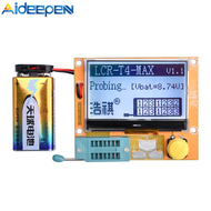 Aideepen LCR-T4-MAX ทดสอบทรานซิสเตอร์ไดโอด T Riode ประจุ ESR Meter MOS Pnp/npn ที่มีตัวเก็บประจุเหนี