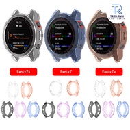Soft Silicone TPU Screen Protector Frame for Garmin Fenix 7/ 7X/ 7S
