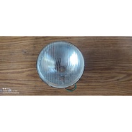 Jute Plain Headlamp CHROME White Glass CB Custom Classic Pesek ORIGINAL / 666