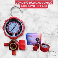 Single meter measuring refrigerant gas pressure 410, 22,32