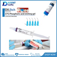 Dentistry Etching Gel 37% Teeth Cleaning Adhesive Phosphoric Acid Etchant+5pcs Tips Resin Braces Bon