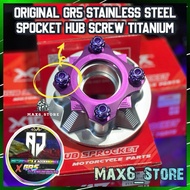 GR5 SCREW STAINLESS STEEL TITANIUM FOOTREST & SPOCKET SKRU M8 SCREW VIETNAM SALAYA SPOCKET HUB COVER