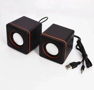 J地上【2個裝】桌面USB迷你電腦小音響 桌上型筆電重低音喇叭 電腦喇叭 家用辦公桌面音箱