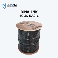 Fiber Optic Dinalink 1 Core 2 Core 4 Core 1000M | FO Outdoor 3 Steel BASIC Cable Grade B/ fiber opti