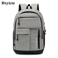 Man Backpack Multi-layer Space 15.6 inch Laptop USB Recharging Travel Male Bag Anti-thief Mochila