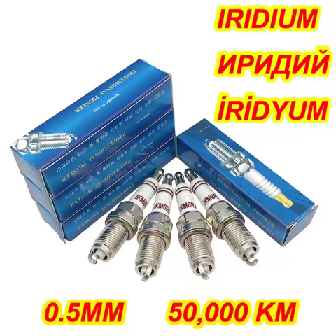 4pcs IRIDIUM Spark Plug EIX-BKR6 FOR IK20 IK16 IK20TT VK20 BKR6EIX RC8YC FR7DC K6RTI-11 K6RIU BKR7EI