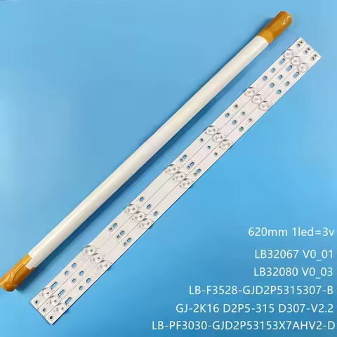 TV Illumination 32PFS6402/12 32PFT4309/60 32PFT5300/60 LED Bar Backlight Strip Line Ruler GJ-2K15 D2