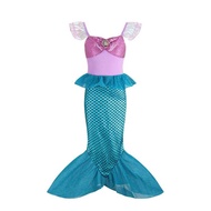 2025 Ariel Mermaid Fishtail Dress Foreign Trade Princess Dress Sequin Princess Dress cospy Dress