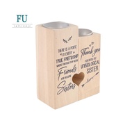 Double-Sided Printed Candle Holder-Best Friend Candle Best Friend Birthday Gift Christmas Gift for B