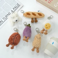 [Sharkhead] Jellycat Key Ring Pendant Doll Peanut Baguette Bunny Uk Limited Hanging Croissant