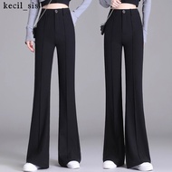 Women's Long Cutbray Women's Black Long Pants High Waist Pants slim fit Pants Trendy Women's Pants