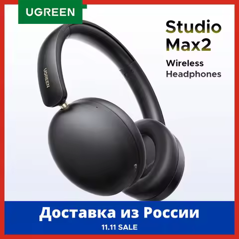 UGREEN Studio Max2 Wireless Bluetooth Headphones, 80H Playtime, HiFi Stereo Over Ear Headphones with